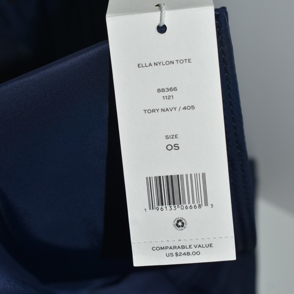 NWT TORY BURCH ELLA NYLON TOTE BAG - Picture 8 of 8